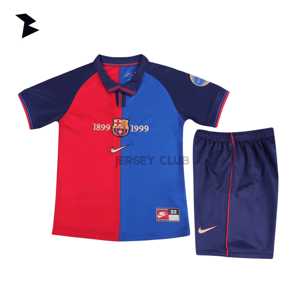 FC Barcelona Local 1999/00 - Versión Retro Niño