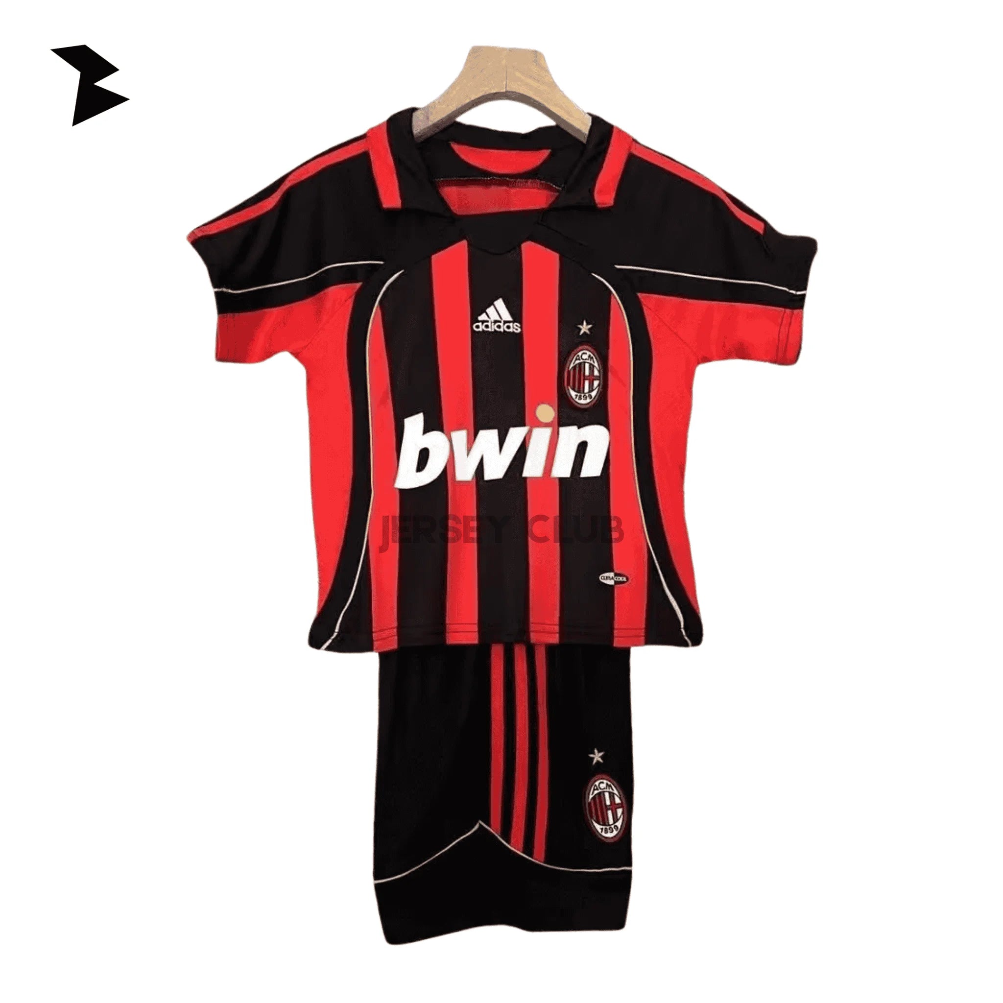 AC Milán Local 2007/08 - Versión Retro Niño