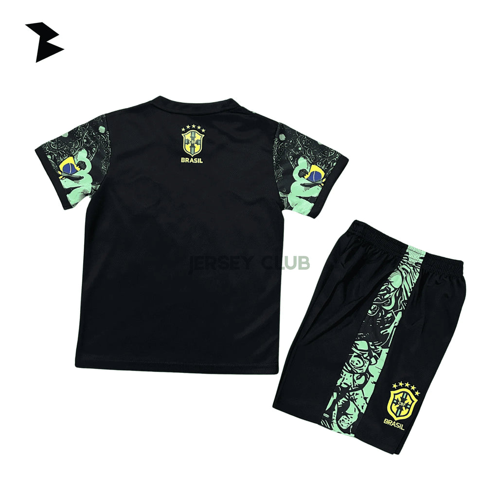 Brasil Edición Especial (Cristo Redentor - Negro/Verde) 2024/25 - Versión Fan Niño