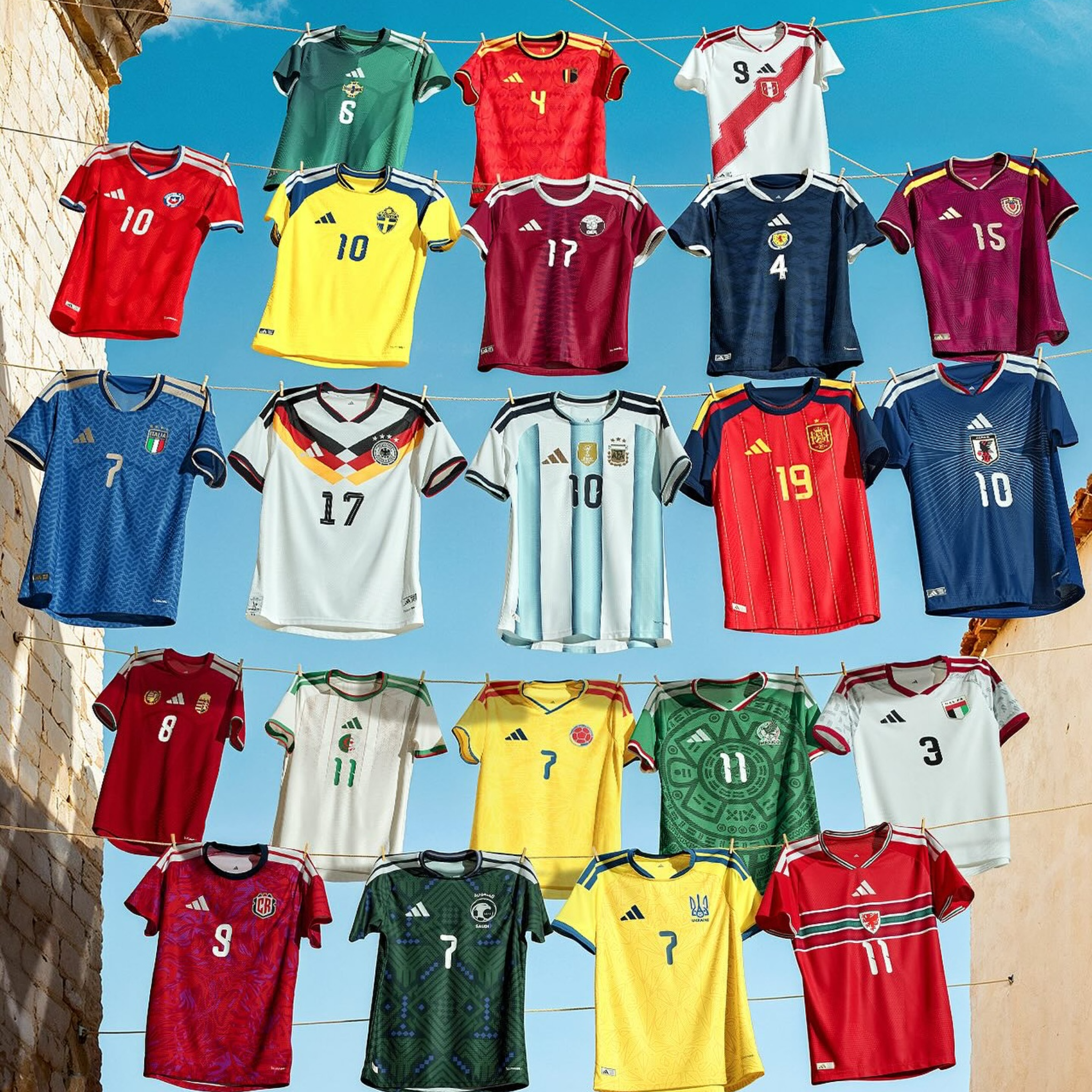 Camisetas del mundial Versión Jugador